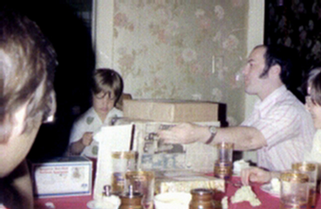 Dr. Roy Overton, Patrick Charles Mollman 4th birthday, Jim Webster, Marian Mollman Webster