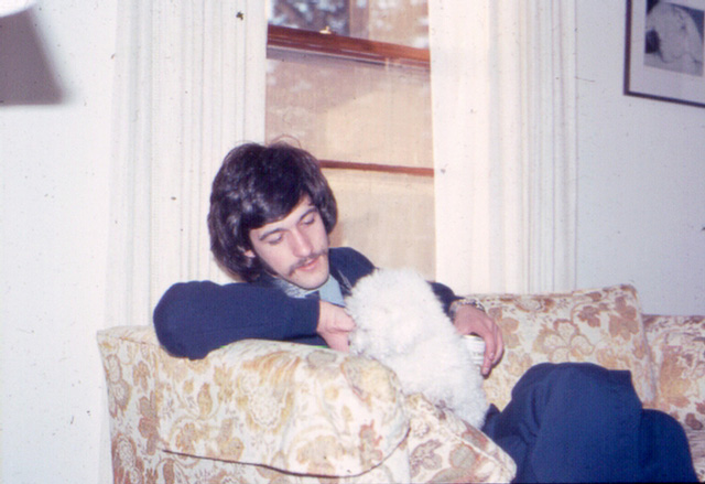 Dr. Roy Overton's son and dog