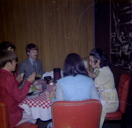 Keith Neal Gilchrist, Paul Henry Mollman, other usher, Diane Mollman, Marian Mollman