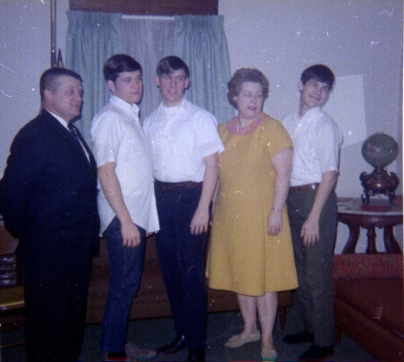 Wesley Dale Redhead, Wesley Earl Redhead, Fred Redhead, Marjorie Aileen Winehouse Redhead, Douglas Seymour Redhead