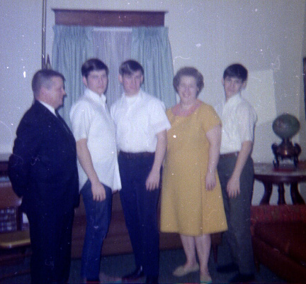 Wesley Dale Redhead, Wesley Earl Redhead, Fred Redhead, Marjorie Aileen Winehouse Redhead, Douglas Seymour Redhead