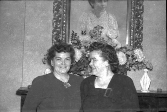 Mildred Grace Crowe Redhead and Frances Marion Crowe