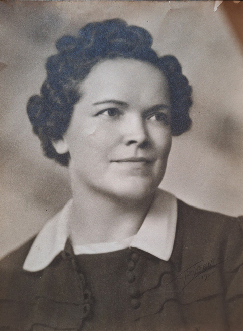 Frances Marion Crowe 1945  (picture of picture - not from negative)