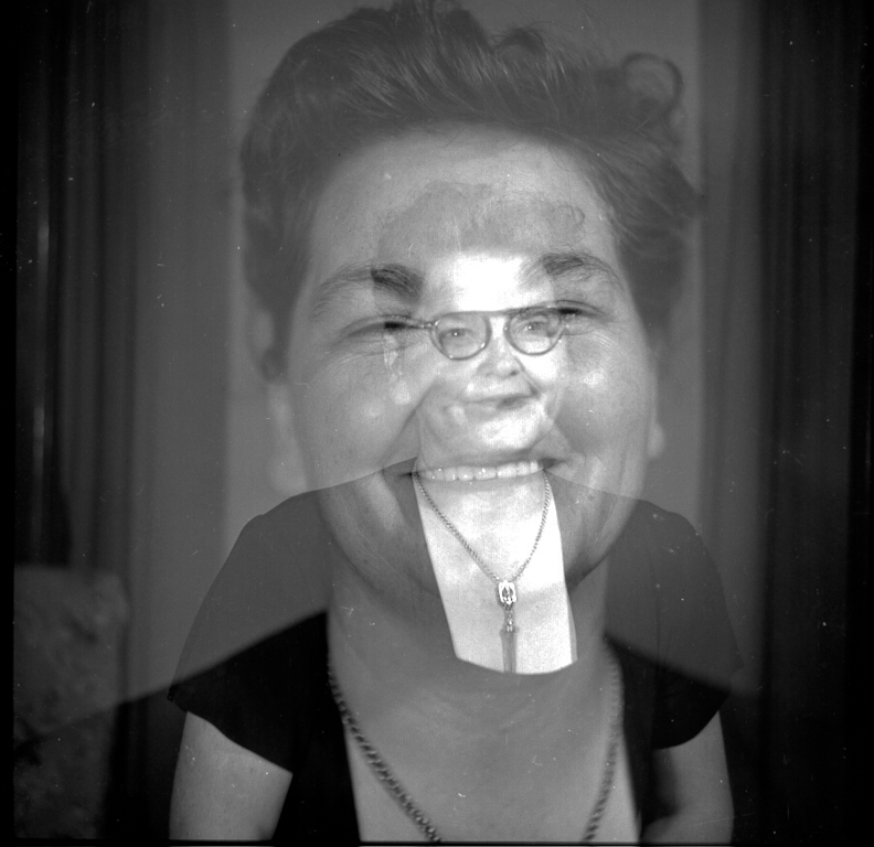 Double exposure Mildred Grace Crowe Redhead