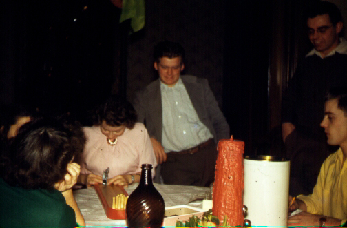 Mildred Grace Crowe Redhead, Mildred Joy Redhead Gilchrist, Marjorie Aileen Winemiller Redhead, Wesley Dale Redhead, Bill Chappell, Keith Noel Gilchrist