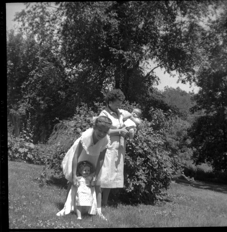 Doll, Linda Gilchrist, Mildred Crowe Redhead, Larry Gilchrist