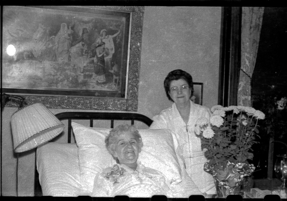 Jennie Squire Redhead, her nurse