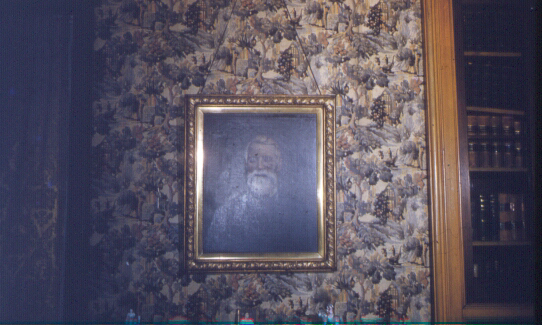 Seven Gables - Painting of Wesley Redhead in library