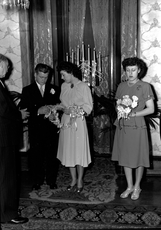 Reverend Stone, Wesley Dale Redhead, Marjorie Winemiller, Lucille Finder