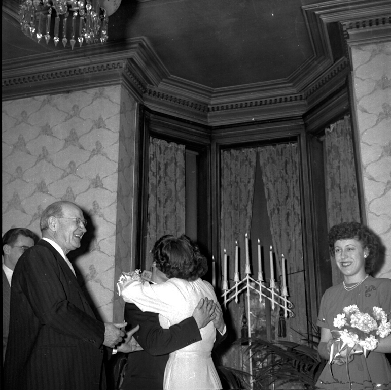 Bill Chappel, Reverend Stone, Wesley Dale Redhead, Marjorie Winemiller Redhead, Lucille Finder