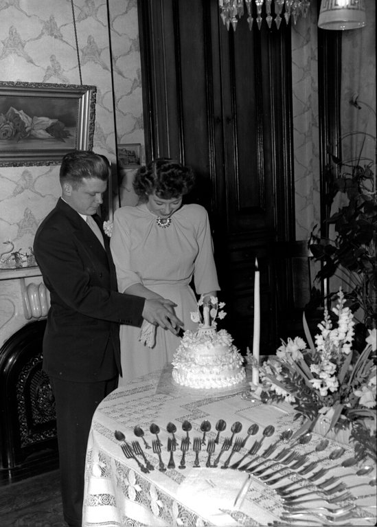 Wesley Dale Redhead, Marjorie Aileen Winemiller Redhead and the Mark VIII