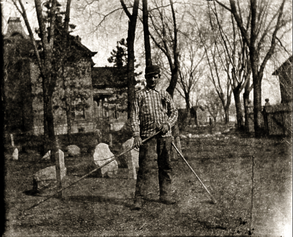 Tending the rockery - unknown rockery attendant
