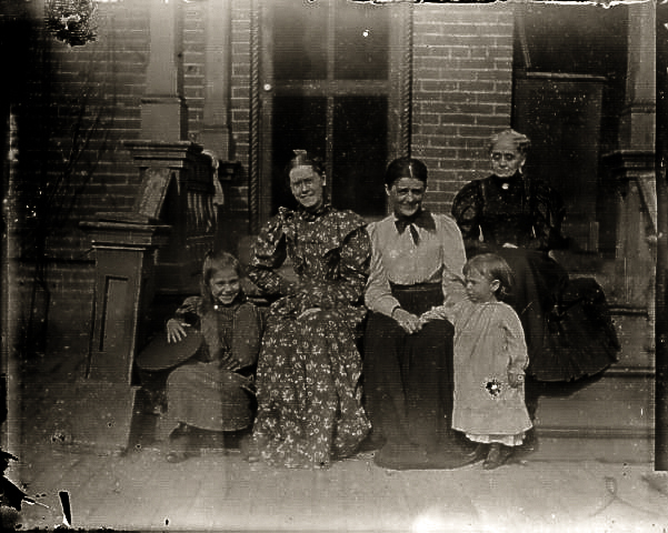 Unknowns with Annie Seymour Redhead upper right