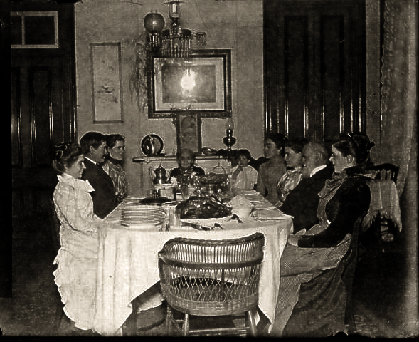 George's wife, George Redhead, Jennie Squire Redhead, Annie Seymour Redhead, unknown child, unknown, unknown, Uncle Henry, Aunt Jessie